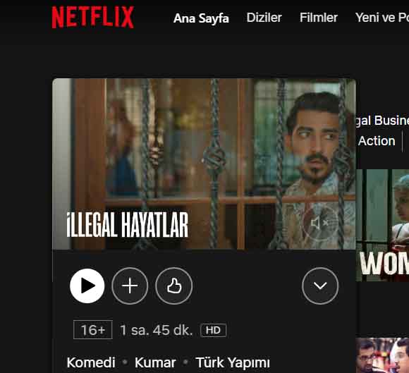 illegal hayatlar ne zaman netflix'e gelecek