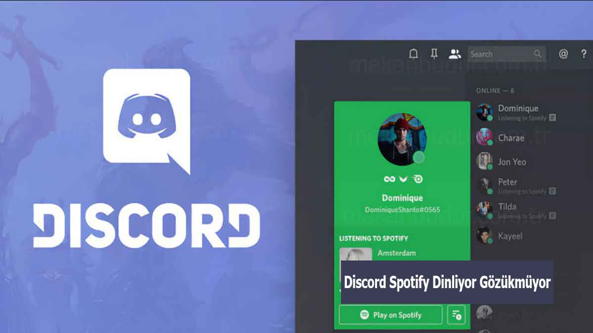 Discord Spotify Dinliyor Gözükmüyor (Dinliyor Yapma) 2023