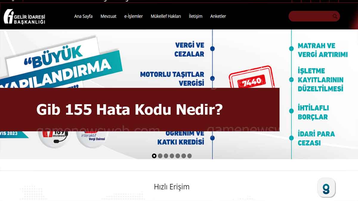 Gib 155 Hata Kodu Nedir (Sorunu Çözmek için Rehber) 2023