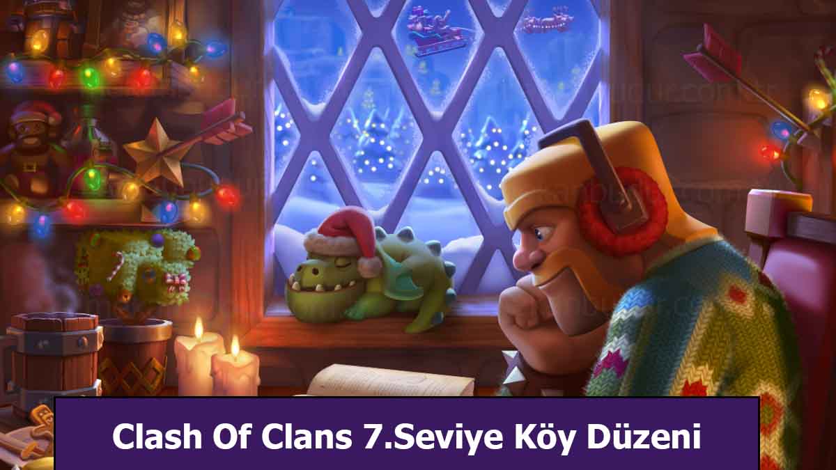 Clash Of Clans 7.Seviye Köy Düzeni 2023 (Kopyalama Linkli) / Savunma