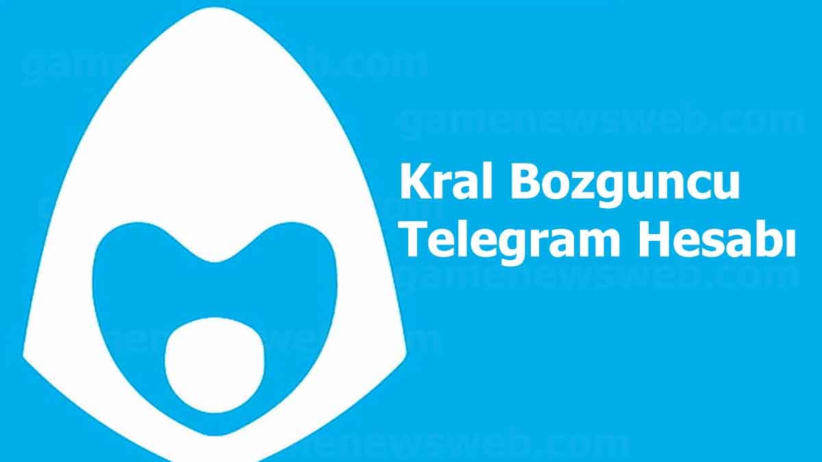 Kral Bozguncu Telegram Hesabı, (Kanalı) Grubu