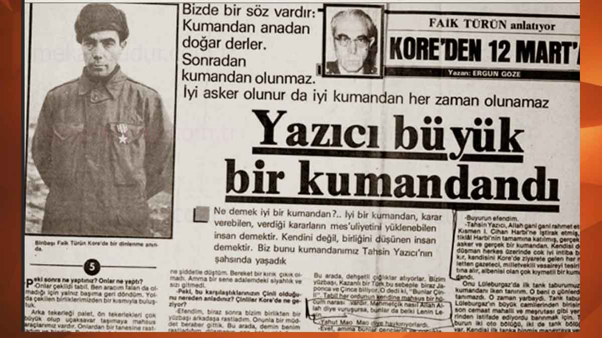 Tuğgeneral Tahsin Yazıcı Kimdir? Tahsin Yazıcı nereli ve kaç yaşında?