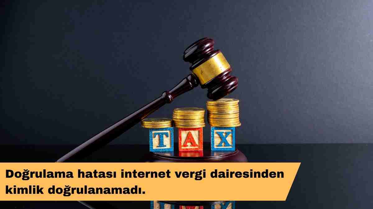 Doğrulama hatası internet vergi dairesinden kimlik doğrulanamadı.