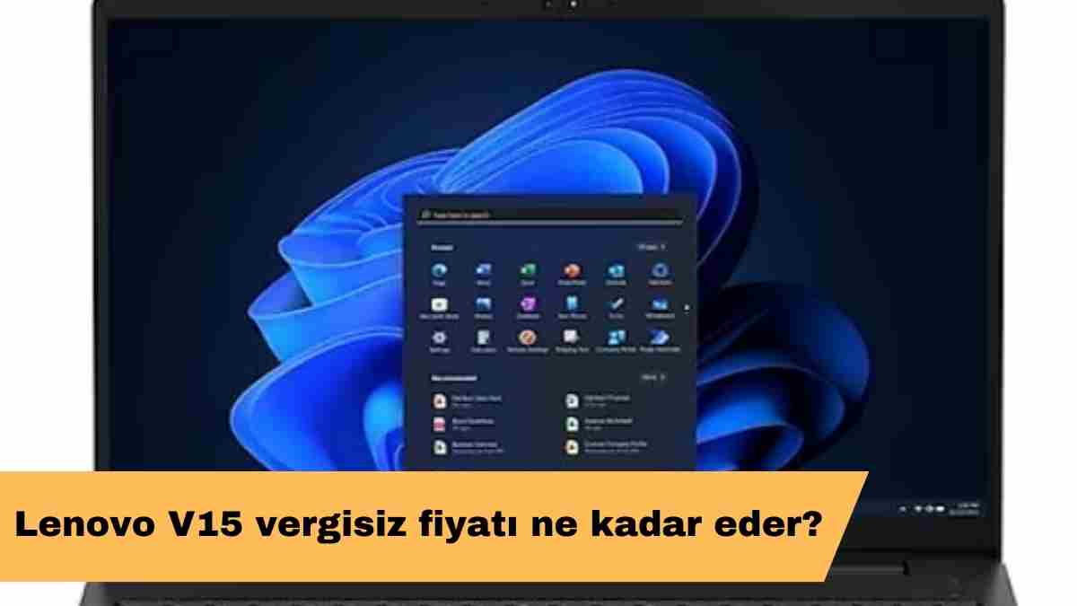 Lenovo V15 vergisiz fiyatı ne kadar eder?