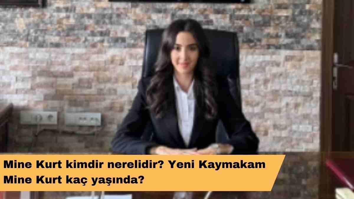 Mine Kurt kimdir nerelidir? Yeni Kaymakam Mine Kurt kaç yaşında?