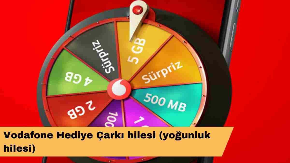 Vodafone Hediye Çarkı hilesi (yoğunluk hilesi)