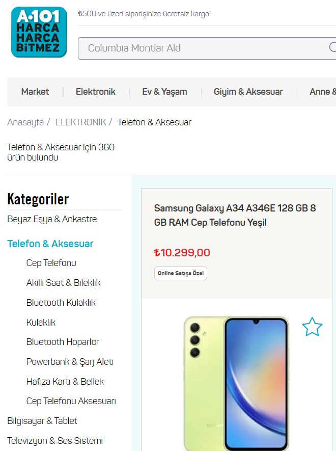 A101 Marketlerde Vergisiz Telefon Kampanyasına Destek Bulunuyor