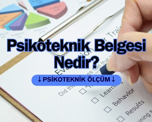 Psikoteknik Belgesi Nedir? Psikoteknik Belgesi Ne İşe Yarar? Psikoteknik Belgesi Kimler Almalı?