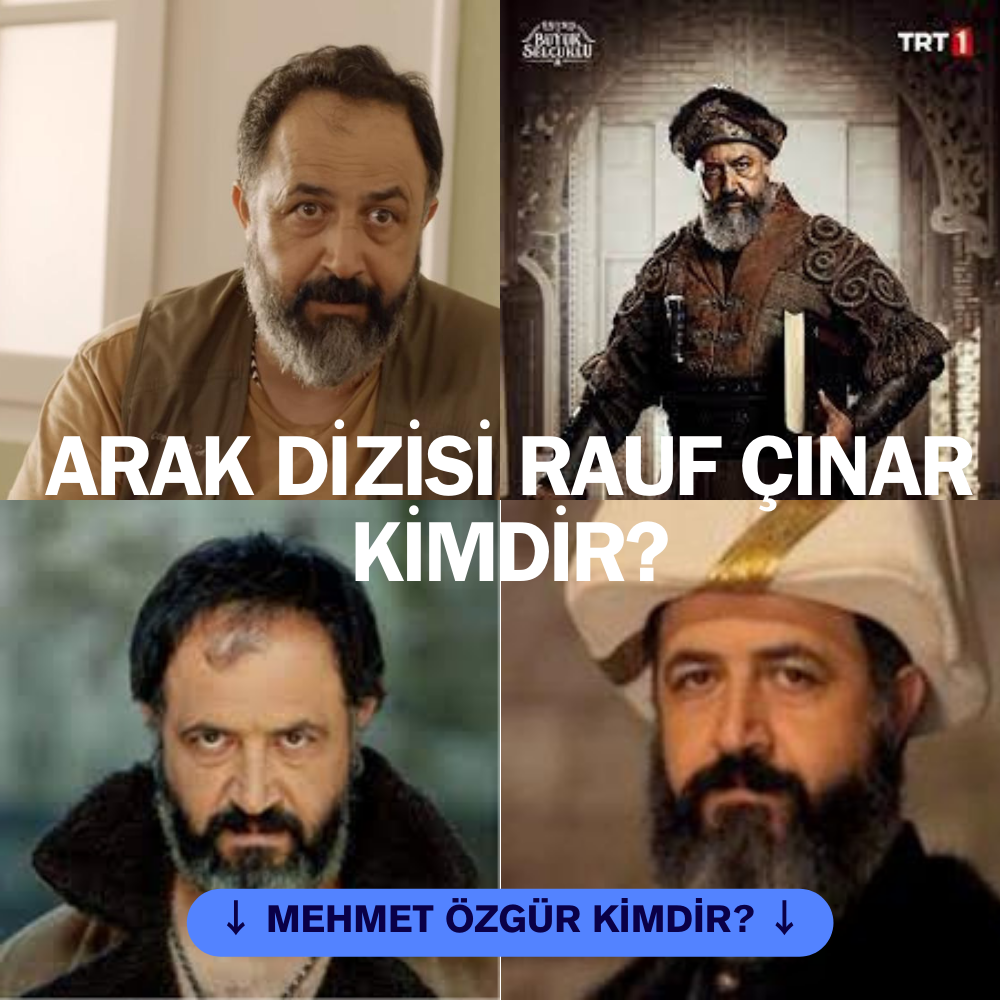 Arak Dizisi Rauf Çınar Kimdir? Mehmet Özgür Kimdir, Mehmet Özgür Oynadığı Diziler…