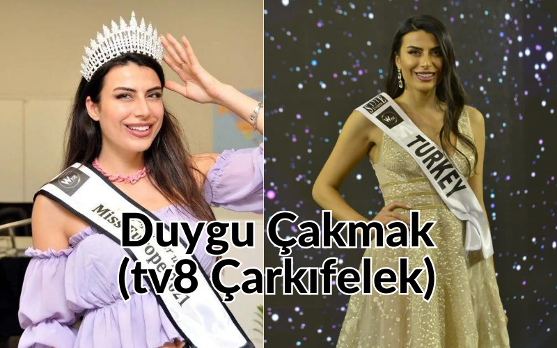 Çarkıfelek'in yeni hostesi Duygu Çakmak güzellik yarışmasında kaçıncı oldu? Duygu Çakmak Miss Europe 2021 yarışması