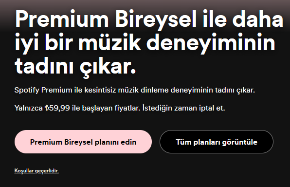 Spotify Ödeme Yöntemleri