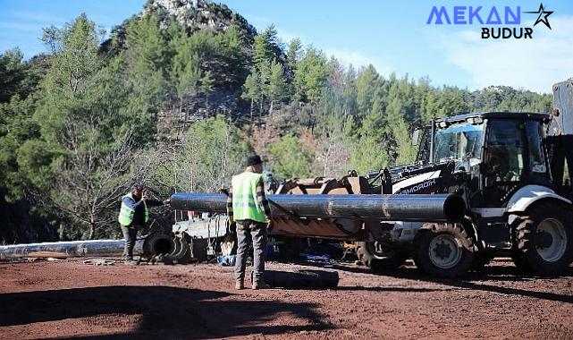 Bozburun İçme Suyu Hattının 14 Kilometresi Tamamlandı