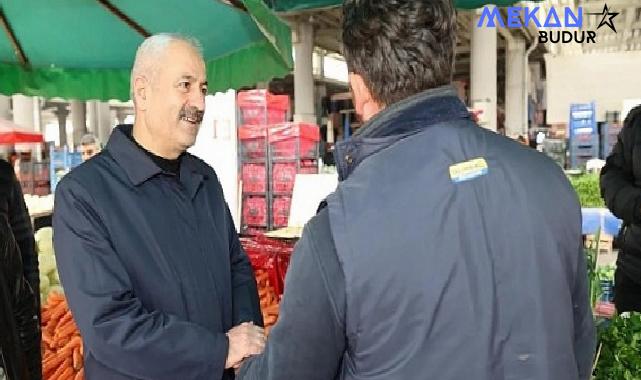 Cumhur İttifakı Adayı Büyükgöz’den Pazarcı Esnaflarına Hayırlı İşler