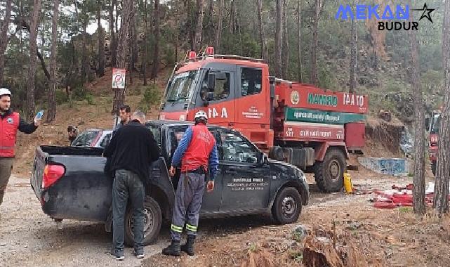 Kemer’de korkutan yangın