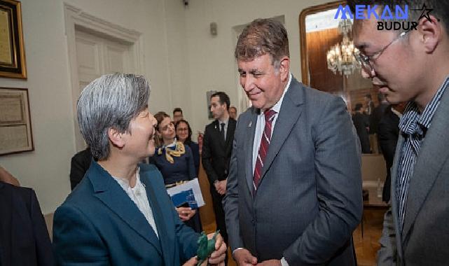 Başkan Cemil Tugay, Çin’in Gansu Eyaleti heyetini ağırladı