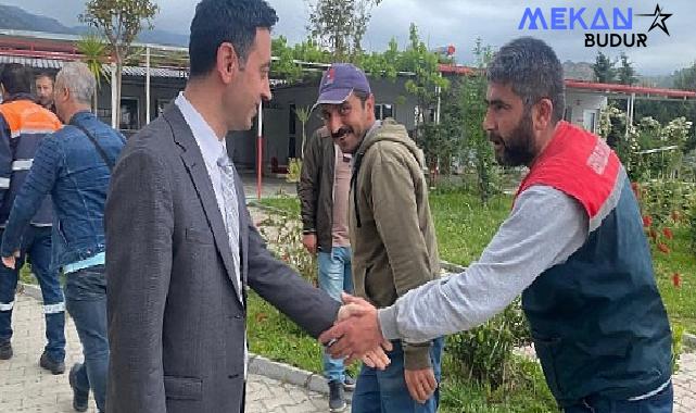 Başkan Önal, haftanın ilk mesaisine şantiyelerden başladı