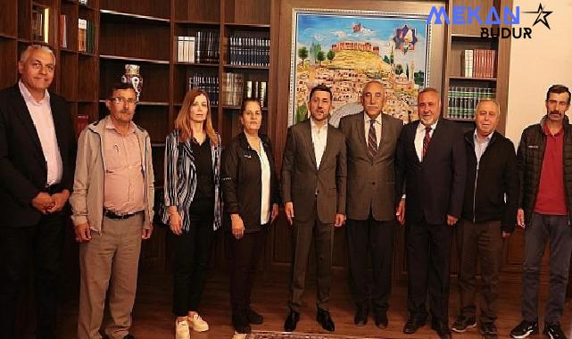 Hacıbektaş Belediye Başkanı Ali Kaim, Nevşehir Belediye Başkanı Rasim Arı’ya hayırlı olsun ziyaretinde bulundu