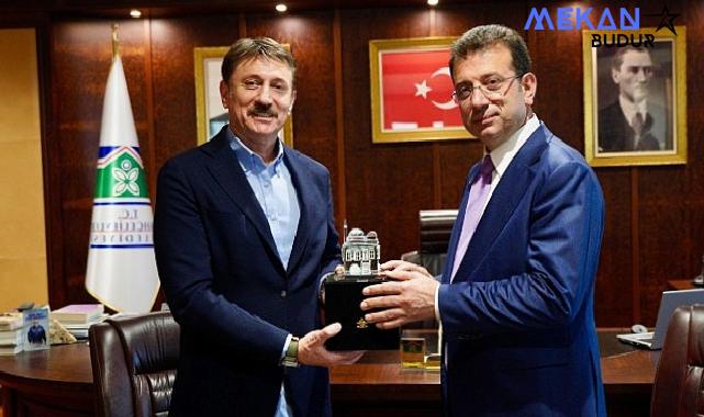 Ekrem İmamoğlu, Bahçelievler Belediye Başkanı Hakan Bahadır’a tebrik ziyaretinde bulundu