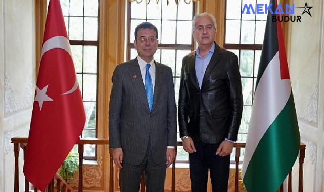 Ekrem İmamoğlu, Ramallah Belediye Başkanı Issa Raja Kassis’i misafir etti