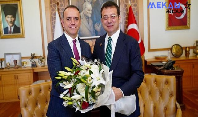 Ekrem İmamoğlu, Sancaktepe Belediye Başkanı Alper Yeğin’i makamında tebrik etti
