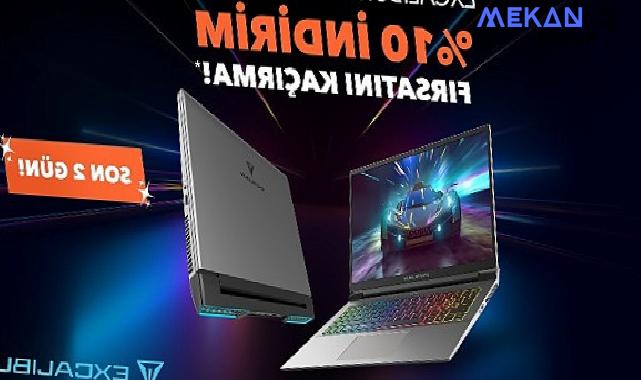 Excalibur Gaming Laptoplarda Nisan Ayına Özel %10 İndirim Fırsatı