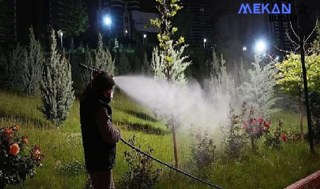 Keçiören Belediyesi, ilçe genelinde haşere ve sineklere karşı gece gündüz ilaçlama çalışması yürütüyor