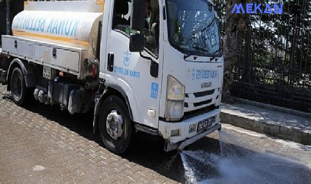 Konak’ta temizlik seferberliği: Mahallelerde eş zamanlı temizlik ve yıkama çalışması başladı