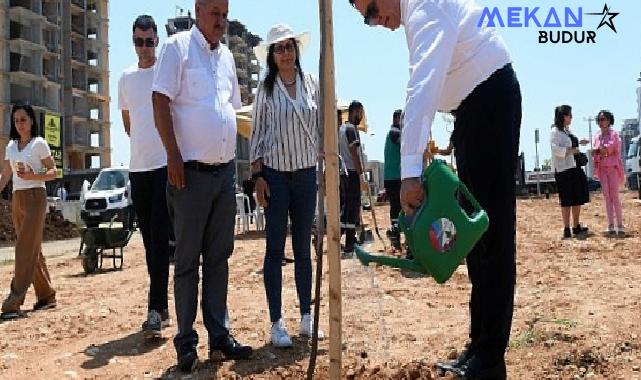 Yenişehir Belediyesi ağaçlandırma çalışmalarını sürdürüyor