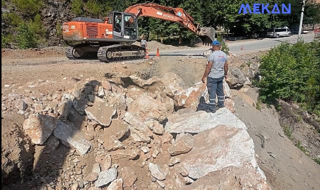 Alanya kırsalında yol bakımları sürüyor