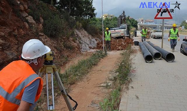 Antalya Büyükşehir Belediyesi’nden Oba Mahallesi’ne kanalizasyon hattı