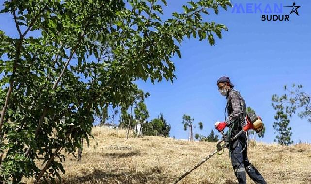 Buca’da yangın riskine karşı kosa önlemi