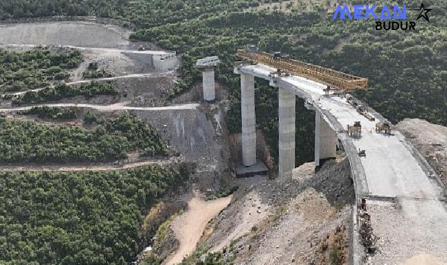 Dilovası Hastane Yolu’nda 40 kirişin montajı tamam