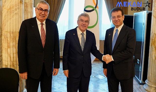 Ekrem İmamoğlu, Uluslararası Olimpiyat Komitesi Başkanı Thomas Bach ile Romanya’nın başkenti Bükreş’te bir araya geldi