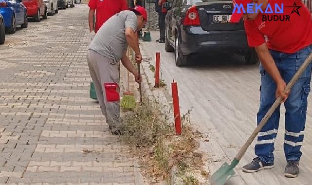 Menderes Belediyesi’nde Yol Temizliği