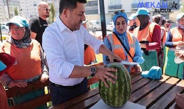 Nevşehir Belediye Başkanı Rasim Arı, belediye ekiplerinin çalışma alanlarında incelemelerde bulundu