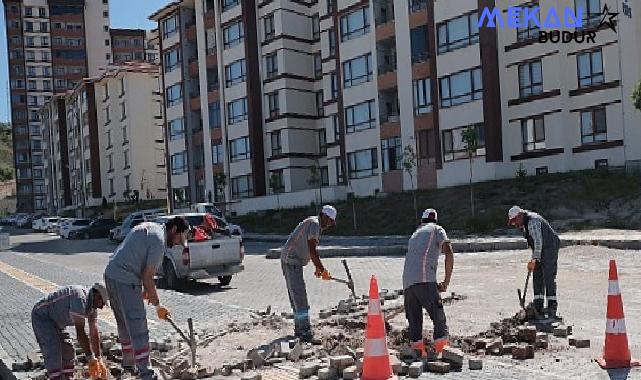 Nevşehir Belediyesi ekipleri, Kurban Bayramı öncesinde mahallelerdeki temizlik ve bakım çalışmalarını yoğunlaştırdı