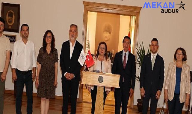 Türkiye Büyük Millet Meclisi Başkan Vekili ve Denizli Milletvekili Gülizar Biçer Karaca, Muğla Büyükşehir Belediye Başkanı Ahmet Aras’ı ziyaret etti