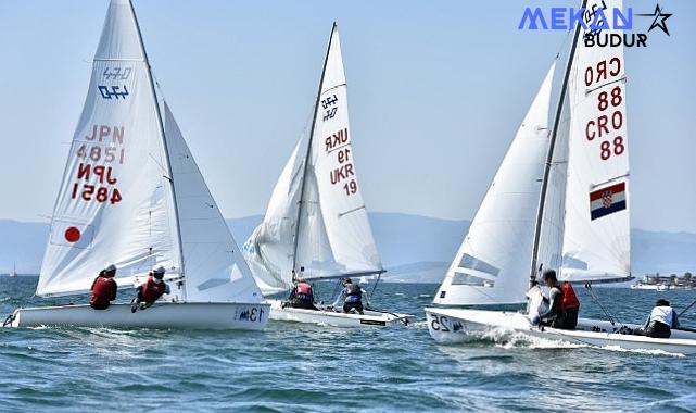 470 Gençler Dünya Şampiyonası başladı; Darıca Balyanoz Koyu’nda yelkenler fora