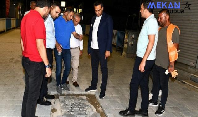 Başkan Yıldız’dan Gece Mesaisi