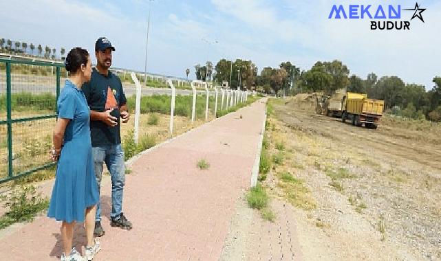 Efes Selçuk Belediye Başkanı Filiz Ceritoğlu Sengel kent genelinde devam eden çalışmaları inceledi