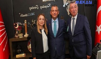 Güzelbahçe Belediye Başkanı Mustafa Günay, CHP Genel Başkanı Özgür Özel’i makamında ziyaret etti