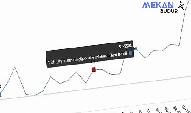 Tüik: Hizmet üretim endeksi yıllık %0,8 arttı