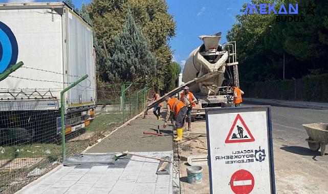 Alikahya Sanayici Caddesi’ne yeni üstyapı