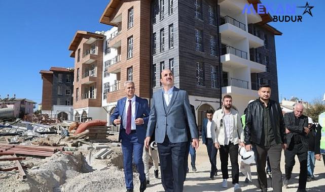 Başkan Altay Kadınhanı İlçe Merkezindeki Kentsel Dönüşüm Çalışmalarını İnceledi