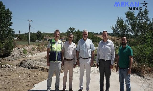 Başkan Gerenli Lüleburgaz Deresi’ndeki çalışmaları inceledi