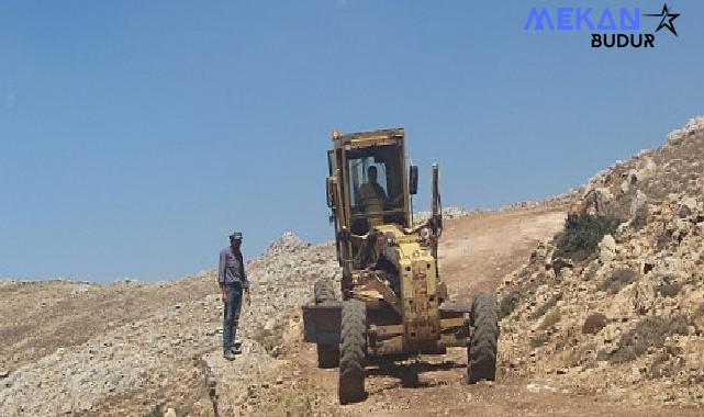 Çukurelma yayla yolunda bakım onarım ve yeni yol açma çalışması