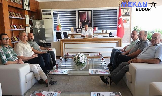 DİSK Şube Başkanı Küçük’ten Başkan Topaloğlu’na ziyaret