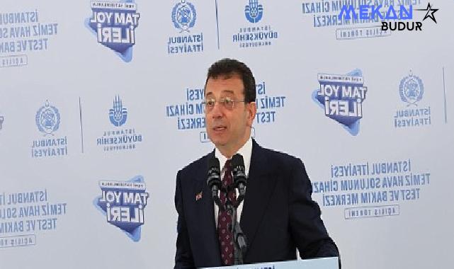 Ekrem İmamoğlu, İstanbul İtfaiyesi’ni dışa bağımlı olmaktan kurtaracak ‘Temiz Hava Solunum Cihazı Test ve Bakım Merkezi’ açılışında konuştu