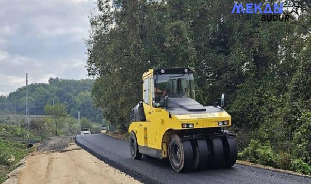 İzmit İslamköy Kurtdere yolu asfaltlandı