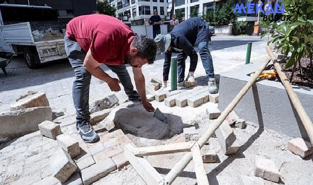 Karşıyaka Belediyesi üretiyor, sokaklar güzelleşiyor